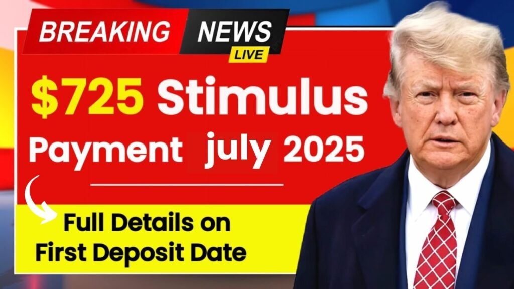 $725 Stimulus Approved for July 2025