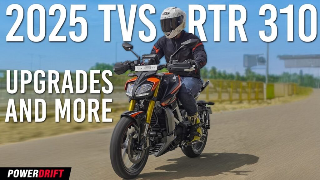 2025 TVS Apache RTR 310: Even more powerful, launched in India with new features